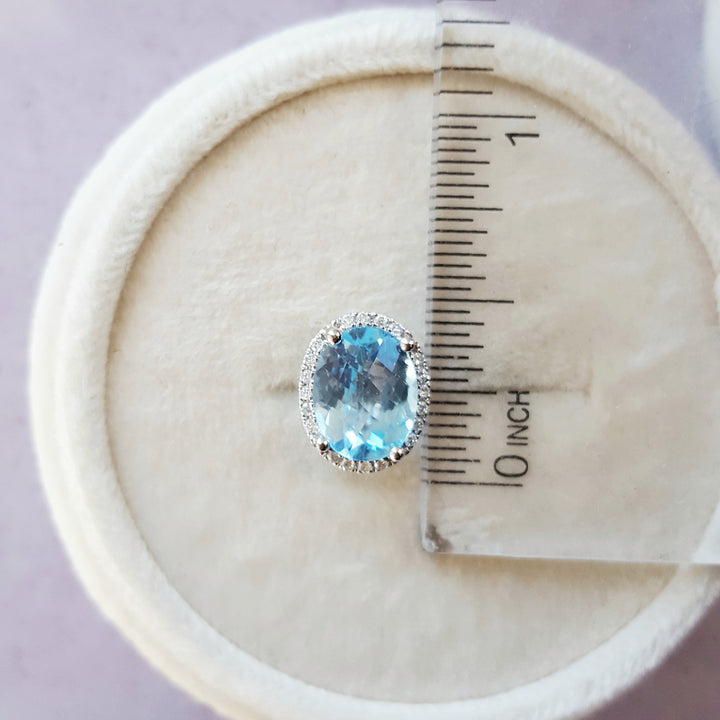 Essential Sky Blue Topaz Studs