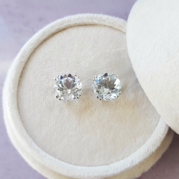 Essential Aquamarine Studs