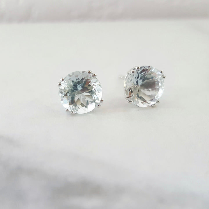 Essential Aquamarine Studs