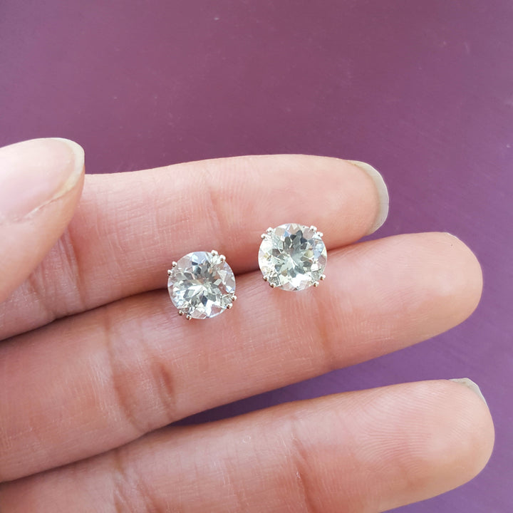 Essential Aquamarine Studs