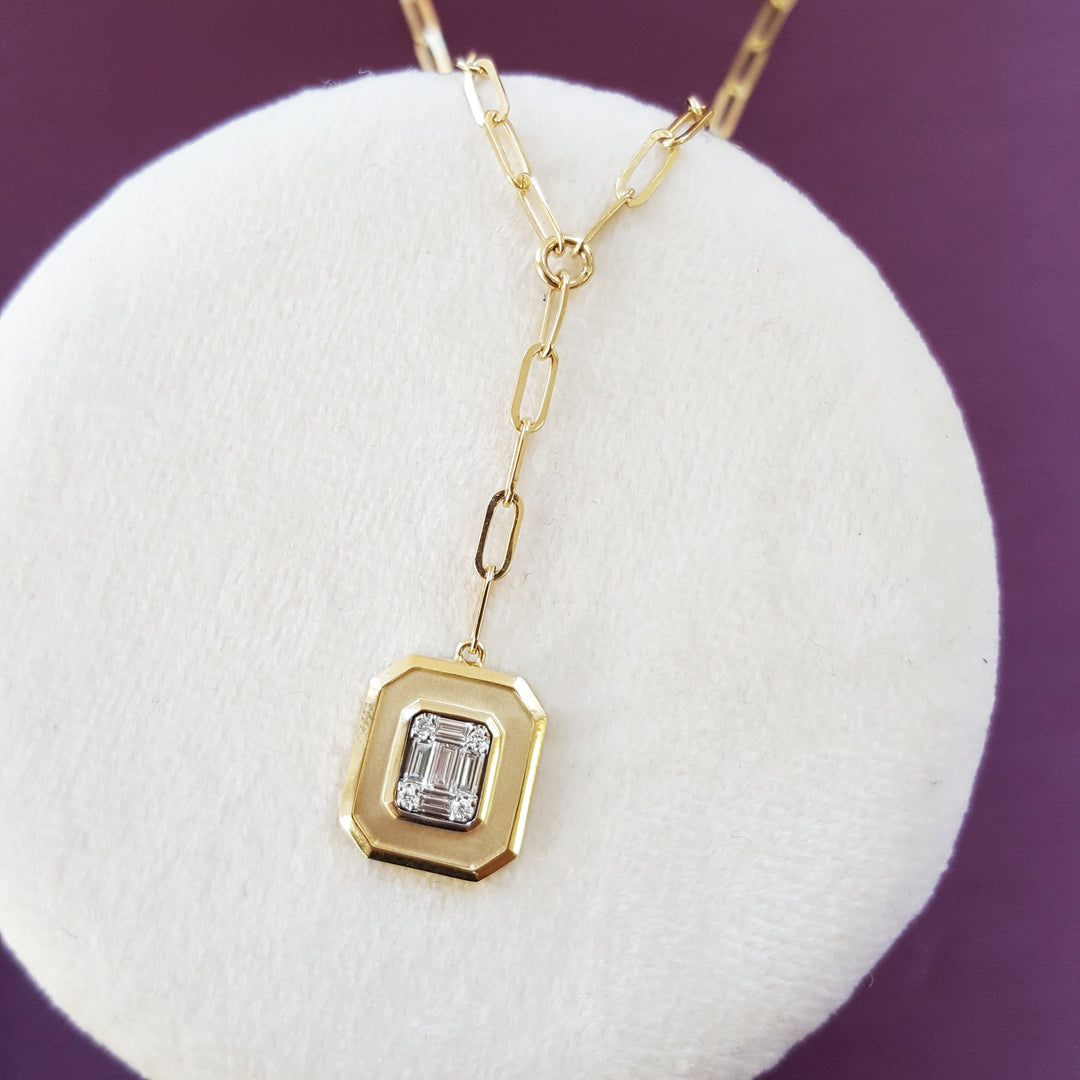 Diamond Statement Lariat Necklace – Sami Fine Jewelry