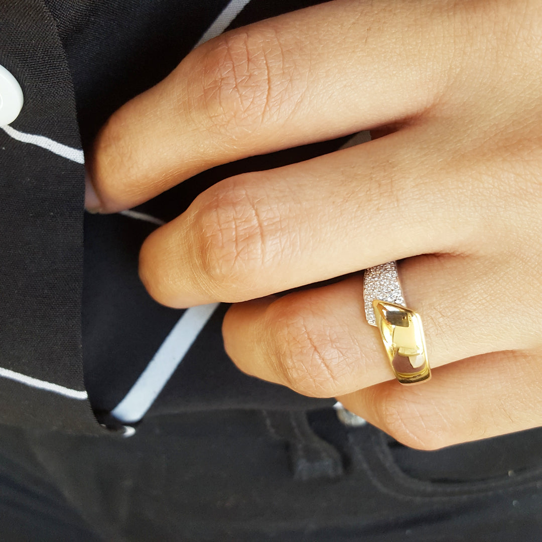 Dueling Diamonds Fashion Ring