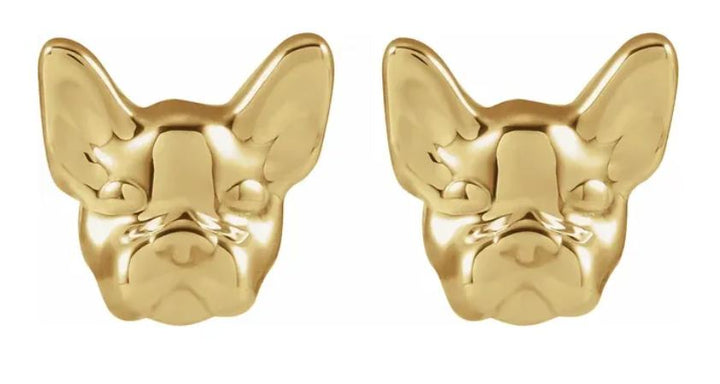 French Bulldog Petite Stud Earrings