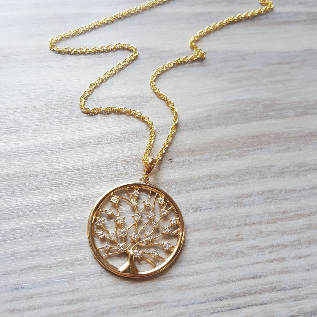 Tree Of Life Diamond Pendant