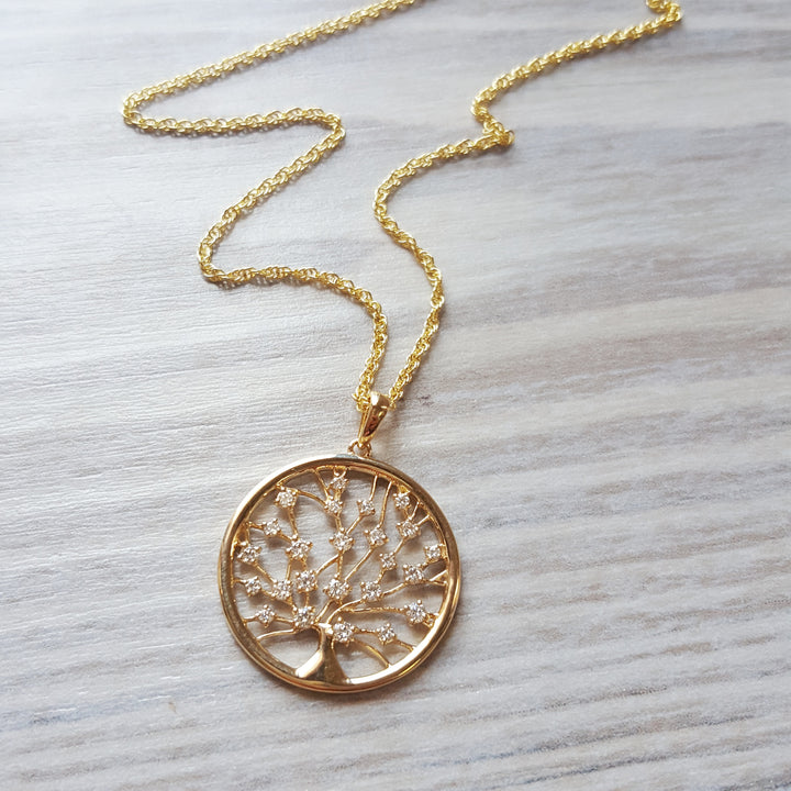 Tree Of Life Diamond Pendant
