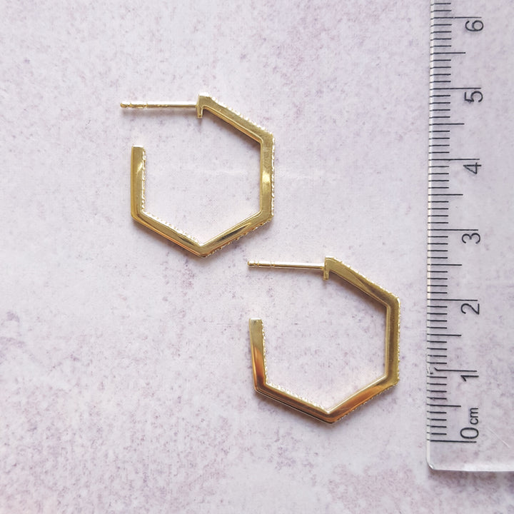Geometric Diamond Hoops