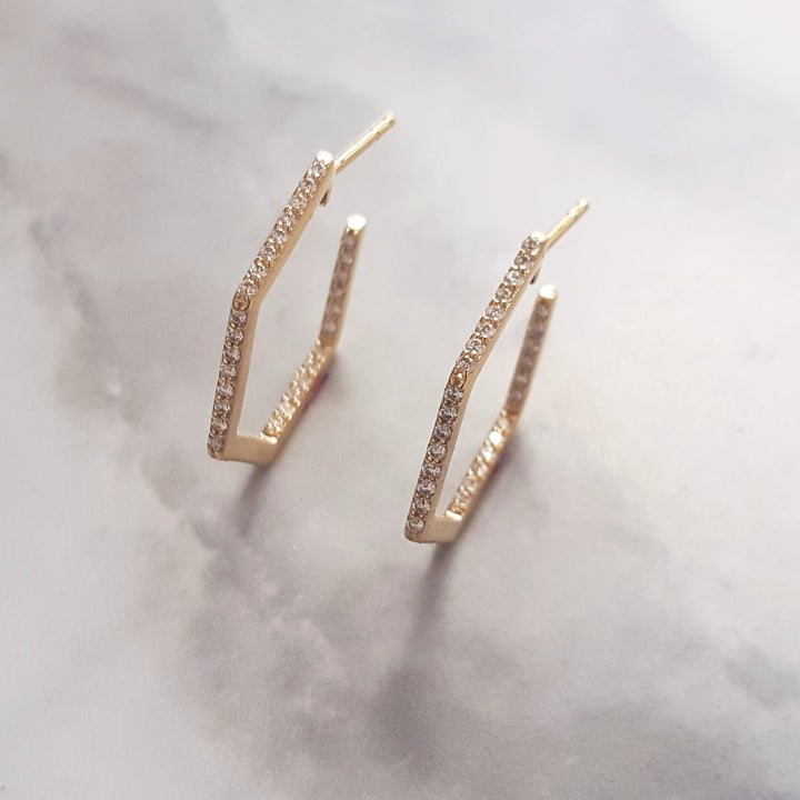 Geometric Diamond Hoops