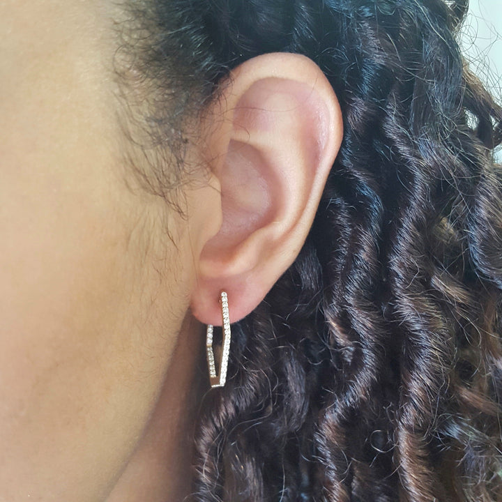 Geometric Diamond Hoops