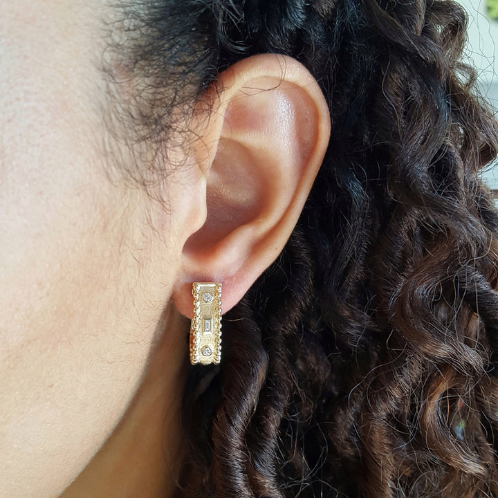 Flush Set Vintage Inspired Earrings