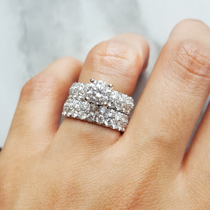 Pave Wide Diamond Band
