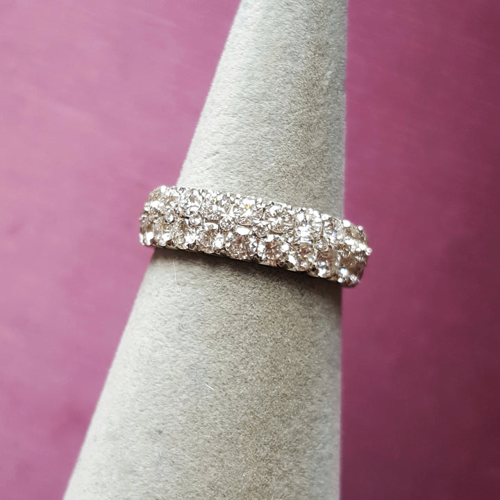 Pave Wide Diamond Band