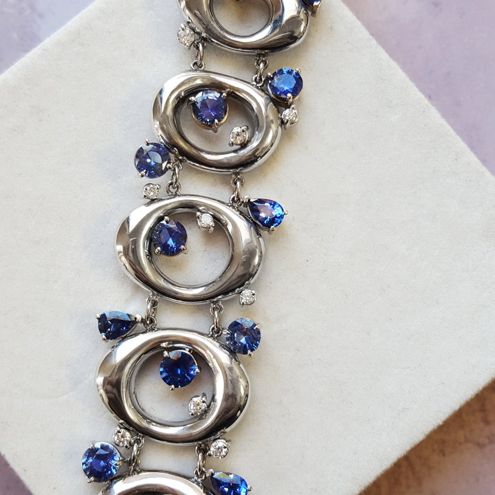 One of a Kind Mod Sapphire Bracelet