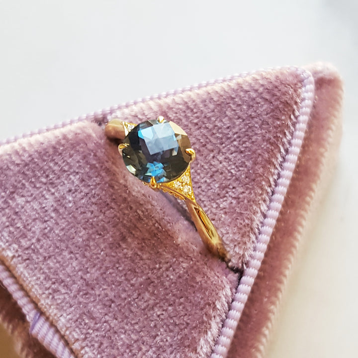 London Blue Topaz Classic Ring