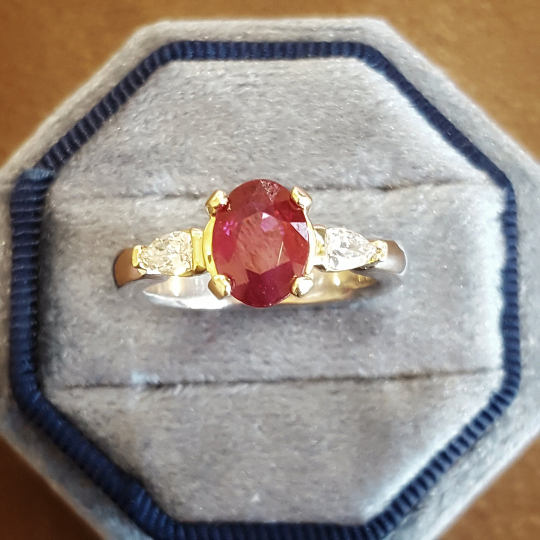 Luxury by Rene Hernandez The Old Fashioned Ruby Ring