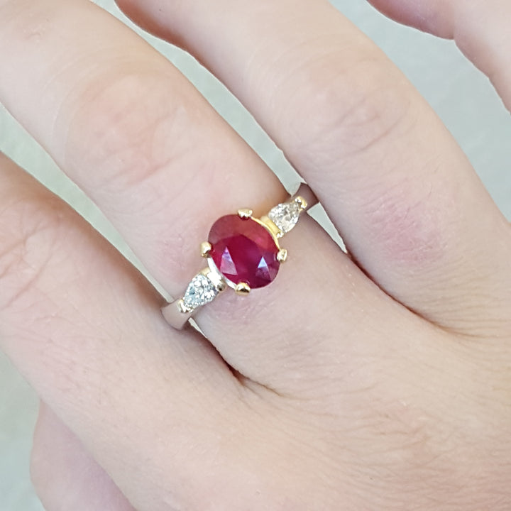 Luxury by Rene Hernandez The Old Fashioned Ruby Ring