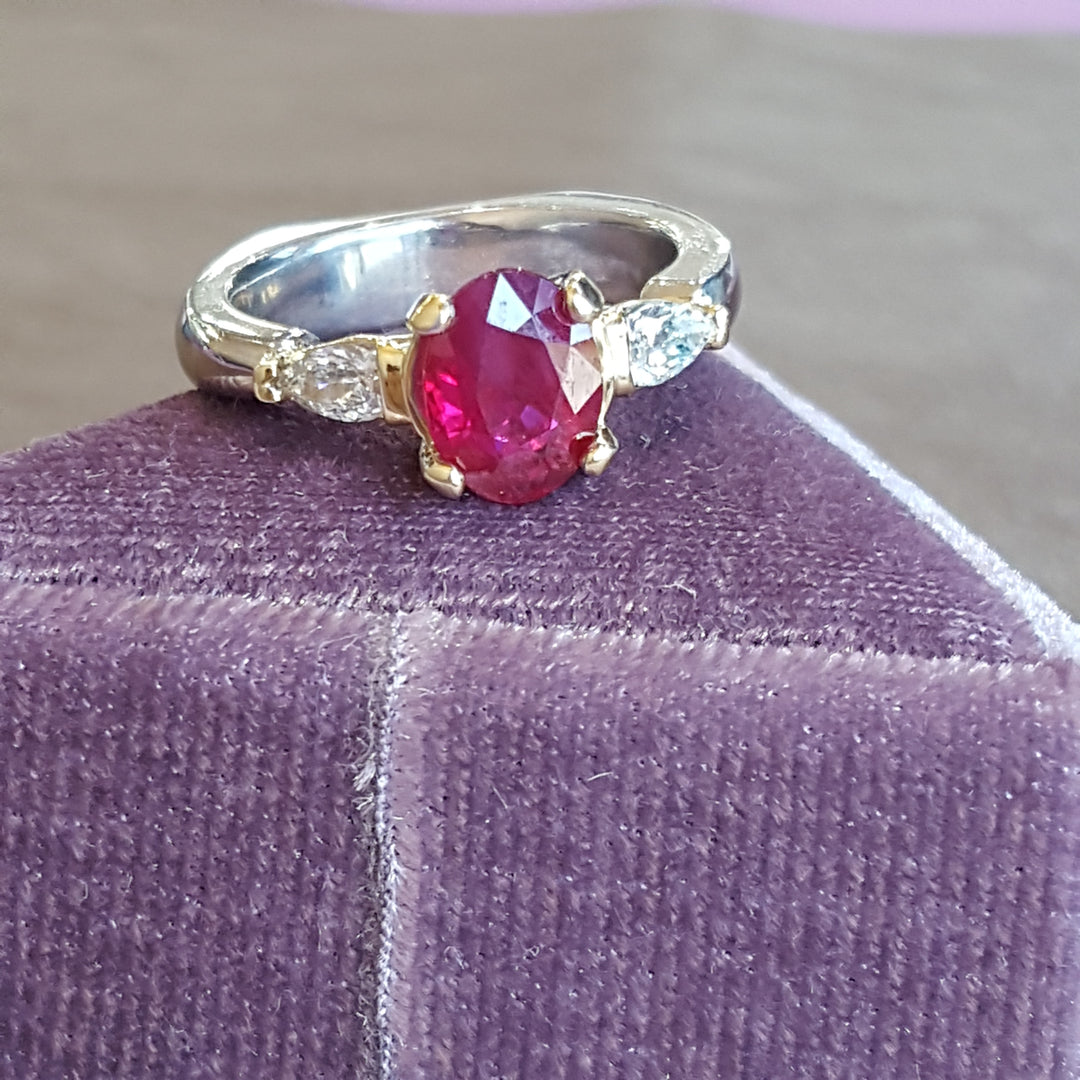 Luxury by Rene Hernandez The Old Fashioned Ruby Ring