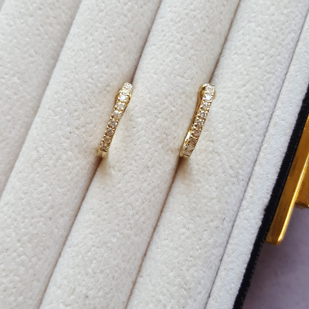 14K Yellow Gold Essential Mini Hoop Earrings