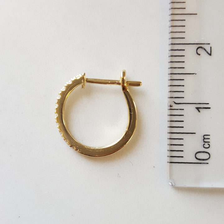 14K Yellow Gold Essential Mini Hoop Earrings
