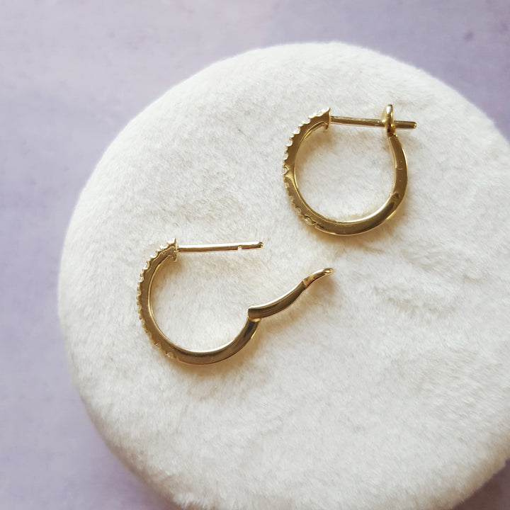 14K Yellow Gold Essential Mini Hoop Earrings