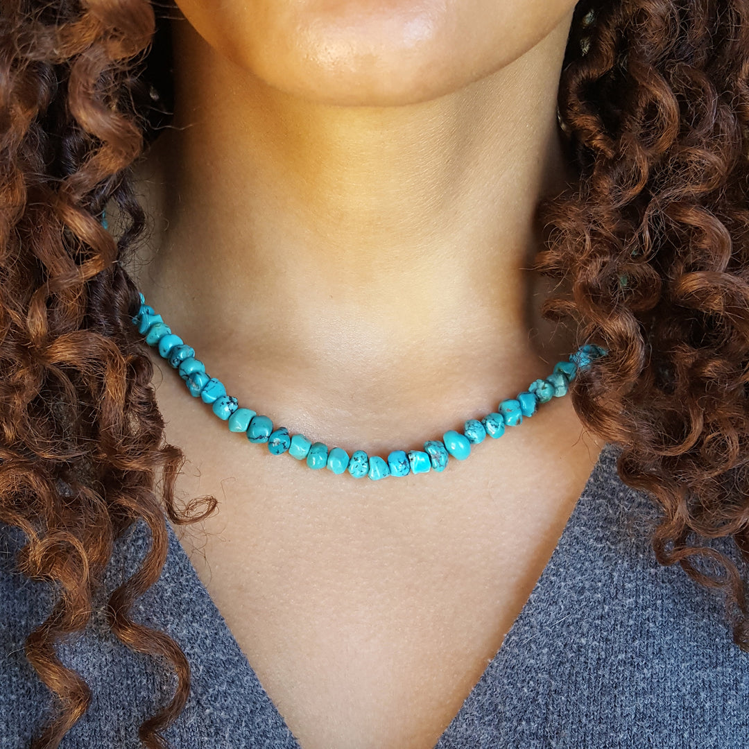 Turquoise Beaded Necklace