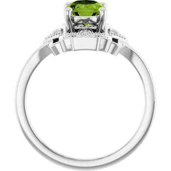 El Dorado Arizona Peridot & Diamond Ring