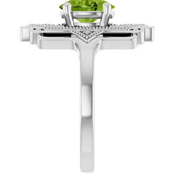El Dorado Arizona Peridot & Diamond Ring