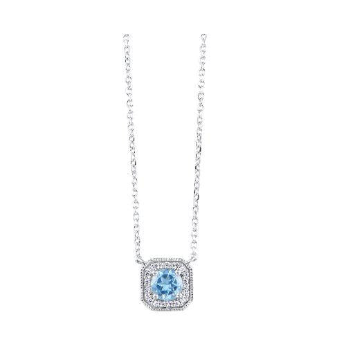 Precious Metal Gemstone Necklace