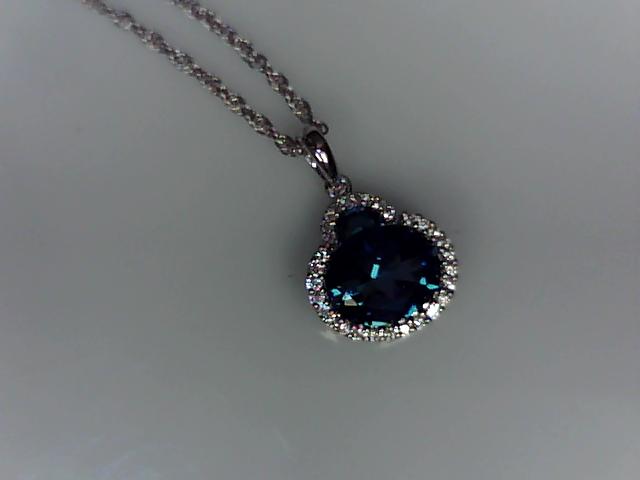 Precious Metal Gemstone Pendant
