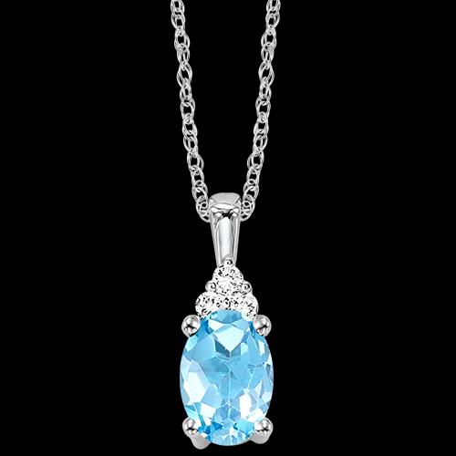 Precious Metal Gemstone Pendant