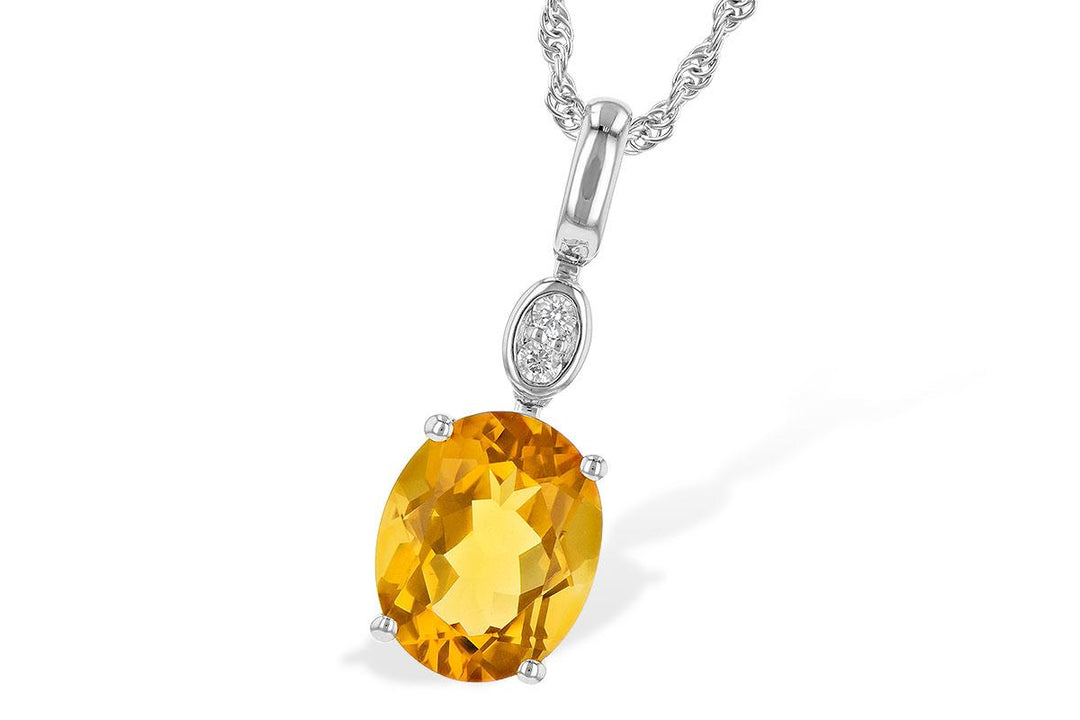 Precious Metal Gemstone Pendant
