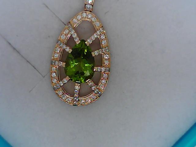 Precious Metal Gemstone Pendant