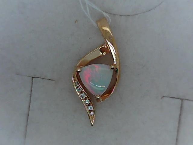 Precious Metal Gemstone Pendant