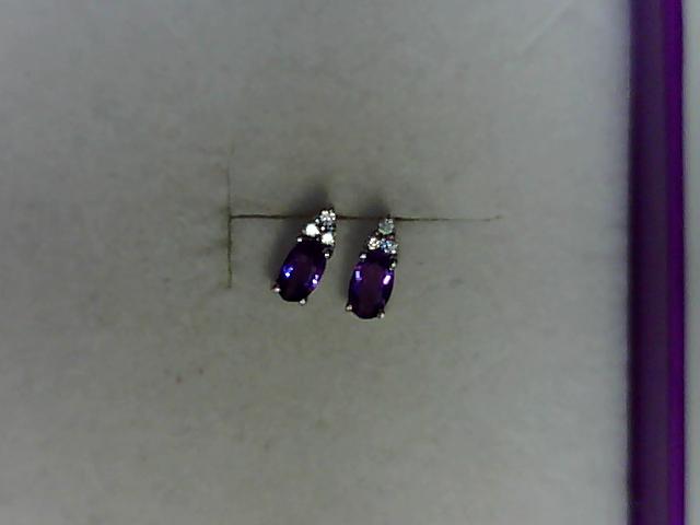 Precious Metal Gemstone Earring
