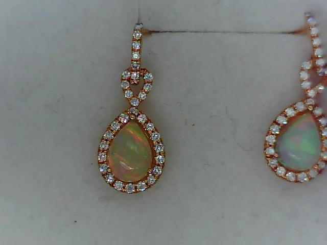 Precious Metal Gemstone Earring