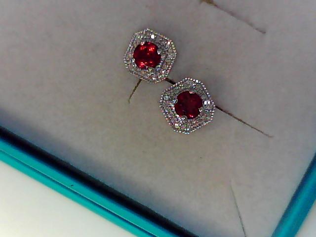 Precious Metal Gemstone Earring