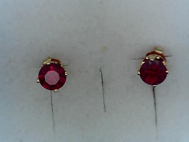 Precious Metal Gemstone Earring
