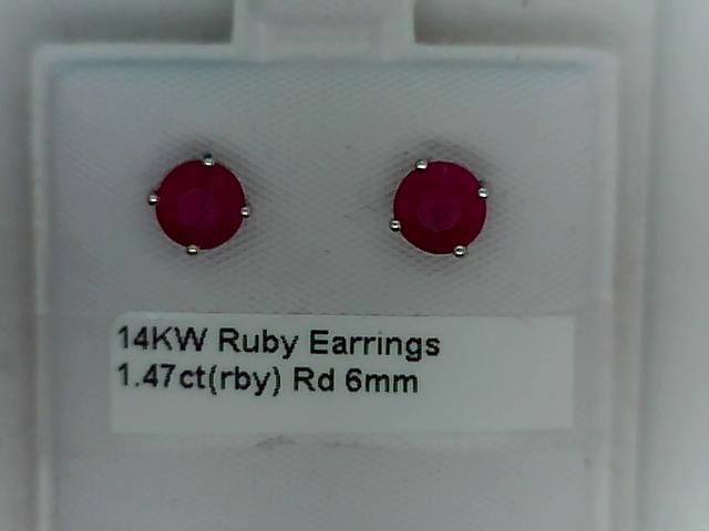 Precious Metal Gemstone Earring