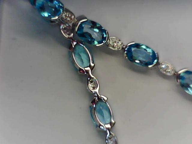 Precious Metal Gemstone Bracelet