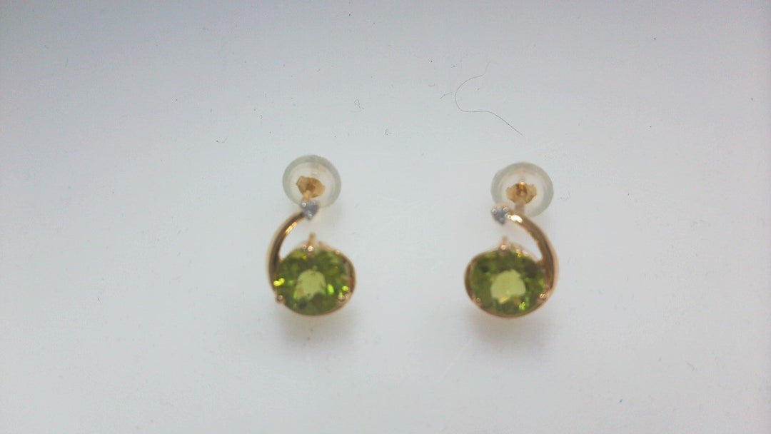 Precious Metal Gemstone Earring