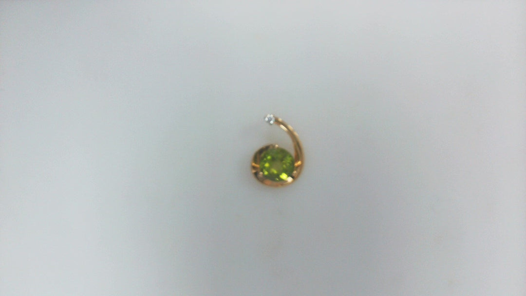 Precious Metal Gemstone Pendant