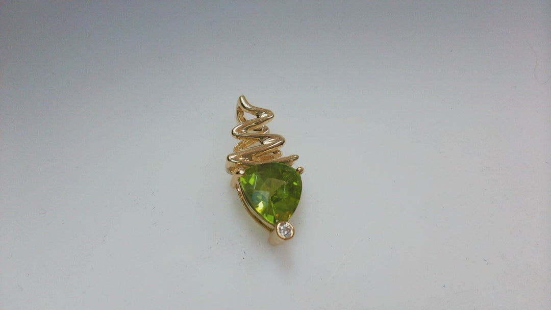 Precious Metal Gemstone Pendant