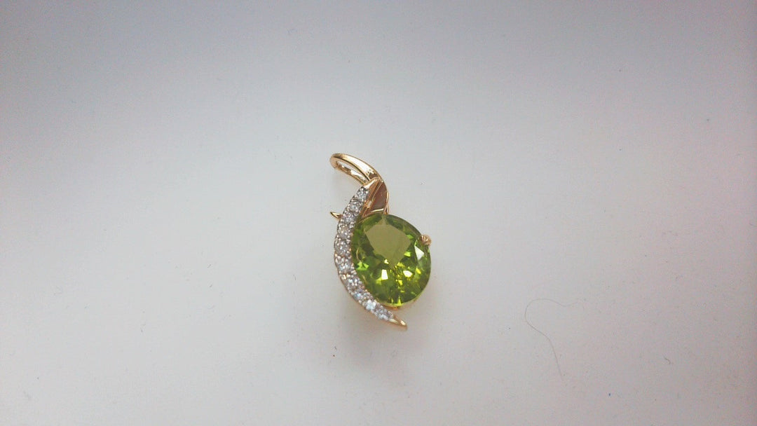 Precious Metal Gemstone Pendant