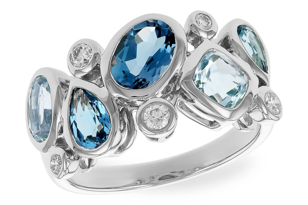 Precious Metal Gemstone Rings Under $4999