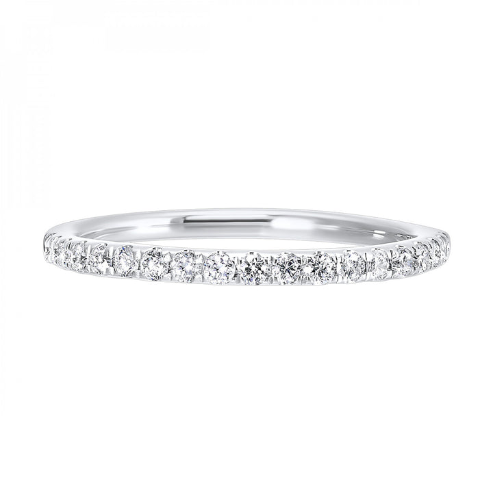14k White Gold Radiant Brilliance Diamond Band Ring