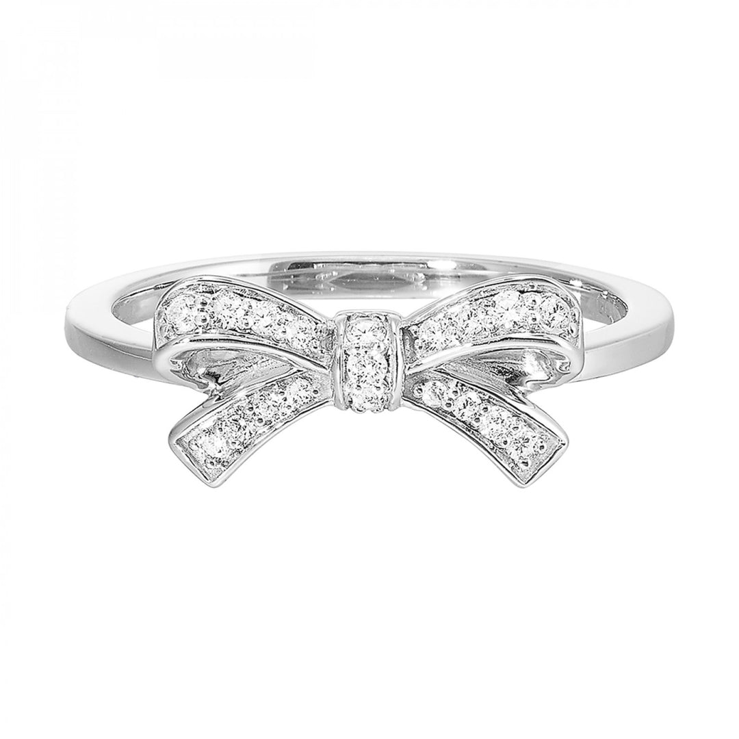 Diamond Bow Ring