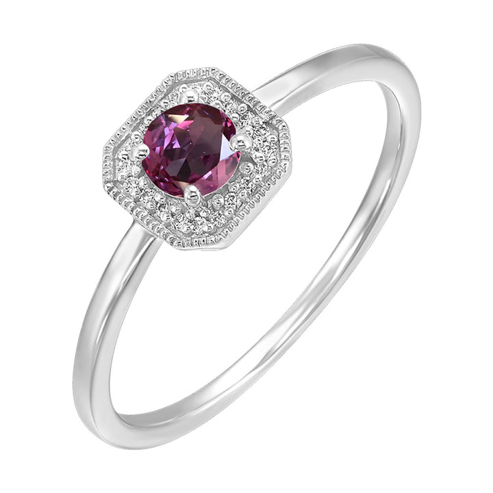 Double Halo Blue Topaz Ring
