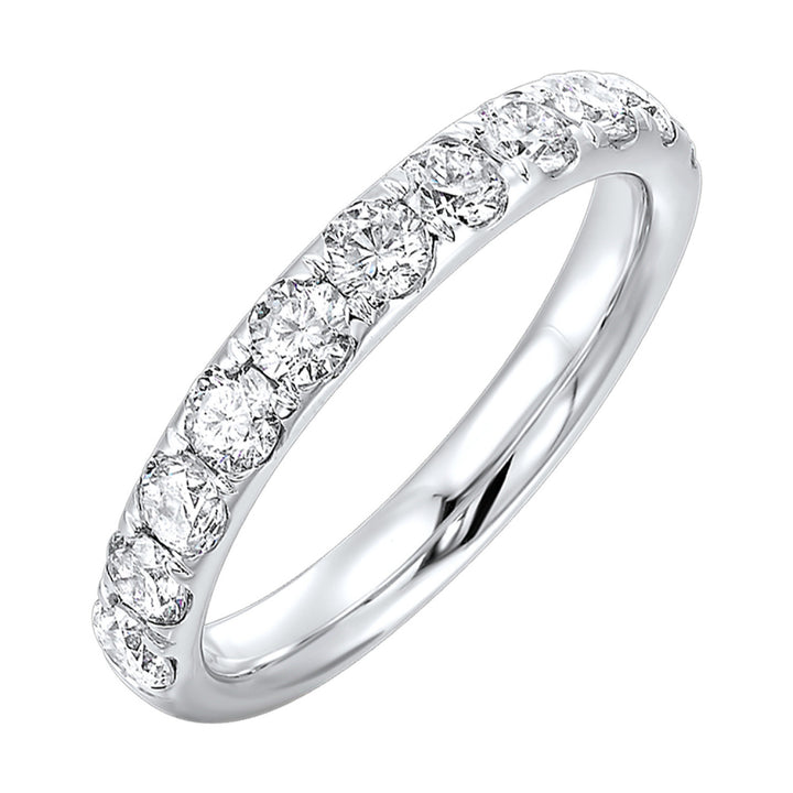 14k White Gold Radiant Brilliance Diamond Band Ring