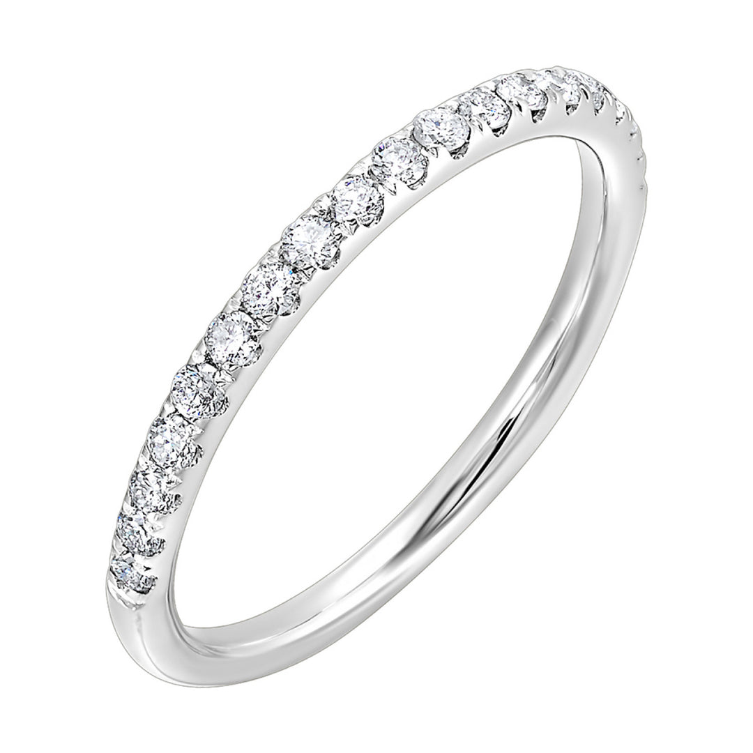 14k White Gold Radiant Brilliance Diamond Band Ring
