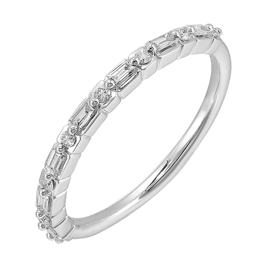 Diamond Baguette Stacker Band