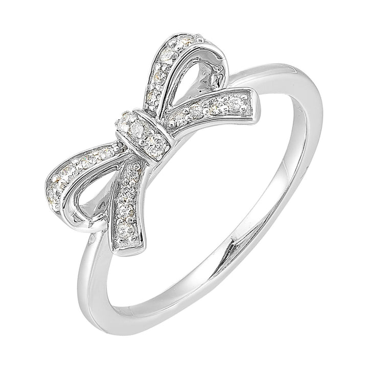 Diamond Bow Ring